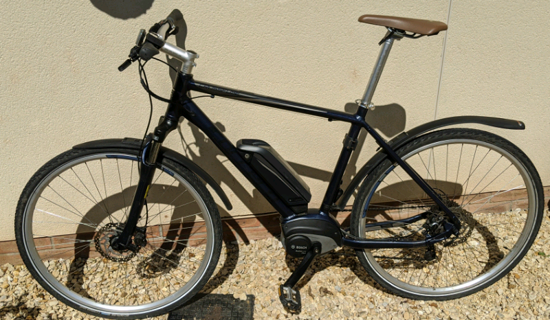 carrera crossfuse mens hybrid electric bike